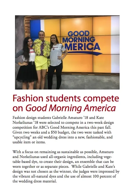Feature in FoxTalk Magazine 2018. http://www.marist.edu/commarts/pdfs/FoxTalkSpring2018.pdf