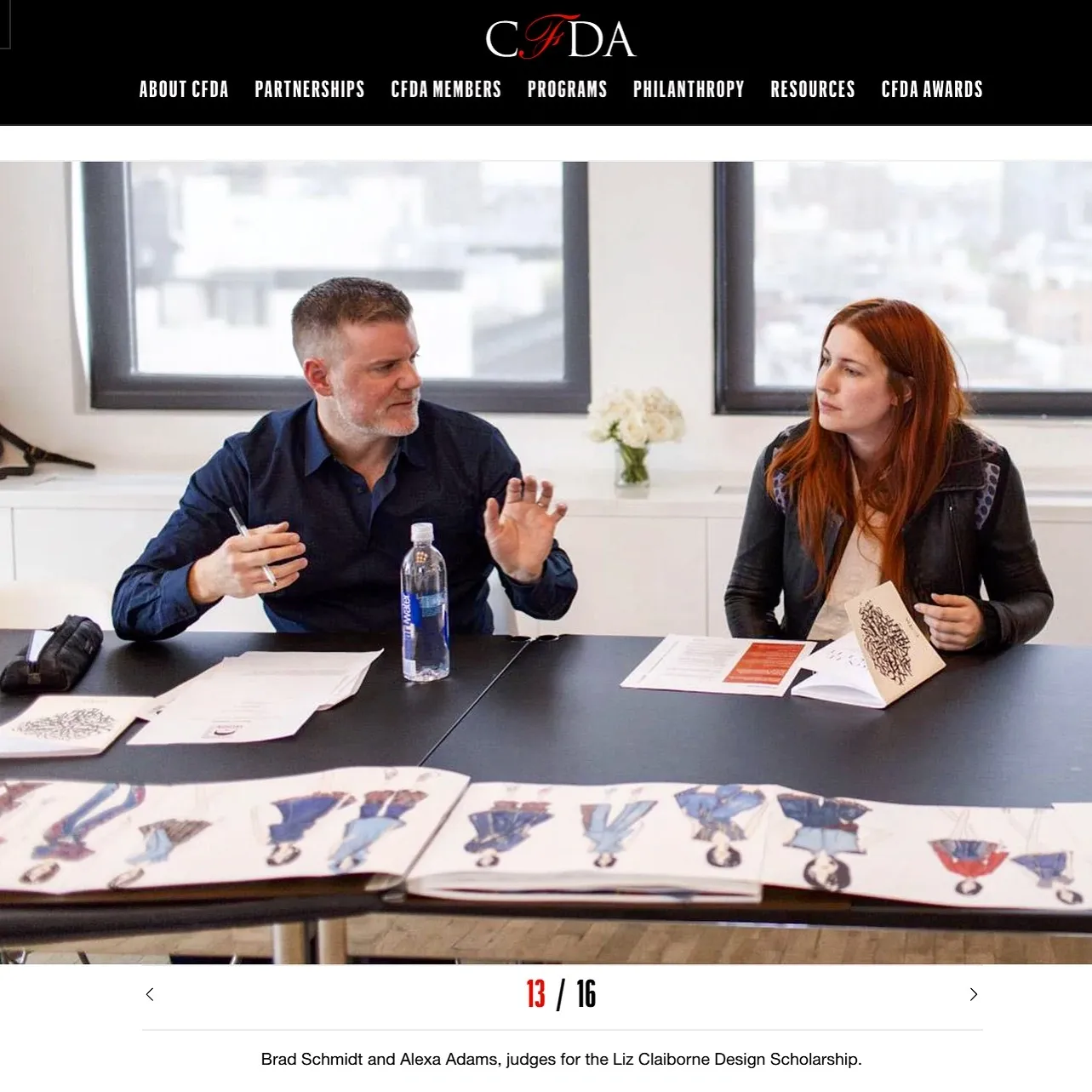 CFDA Panelists discussing and providing their reactions and feedback.